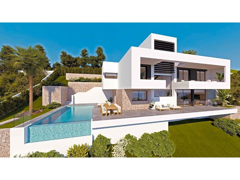 4 Schlafzimmer - Villa in Altea La Vella - Neubau