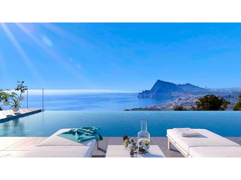 4 Schlafzimmer - Villa in Altea La Vella - Neubau