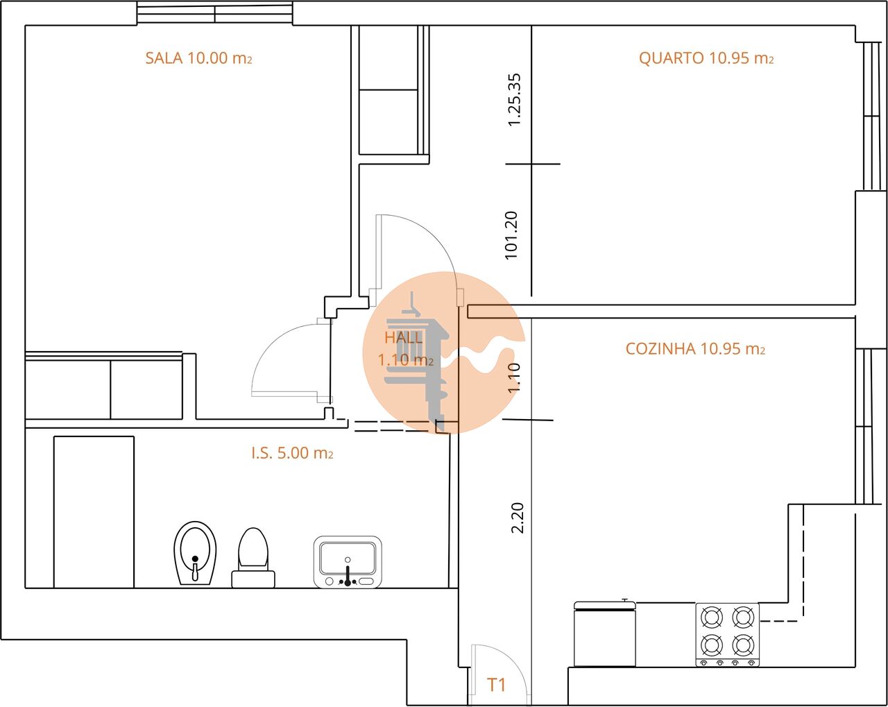 Apartment in Monte Gordo - view 1