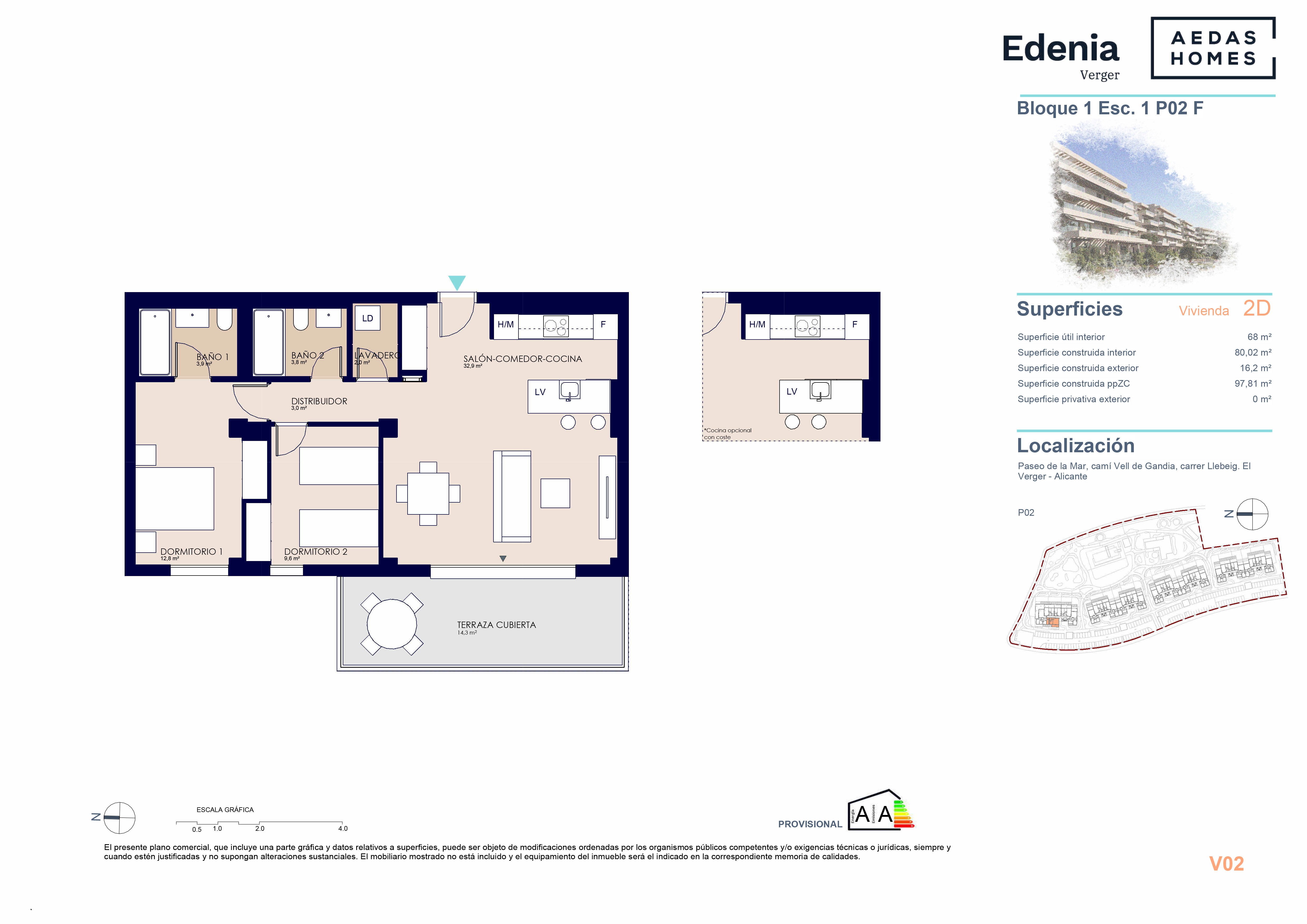 Apartamento en venta en El Verger