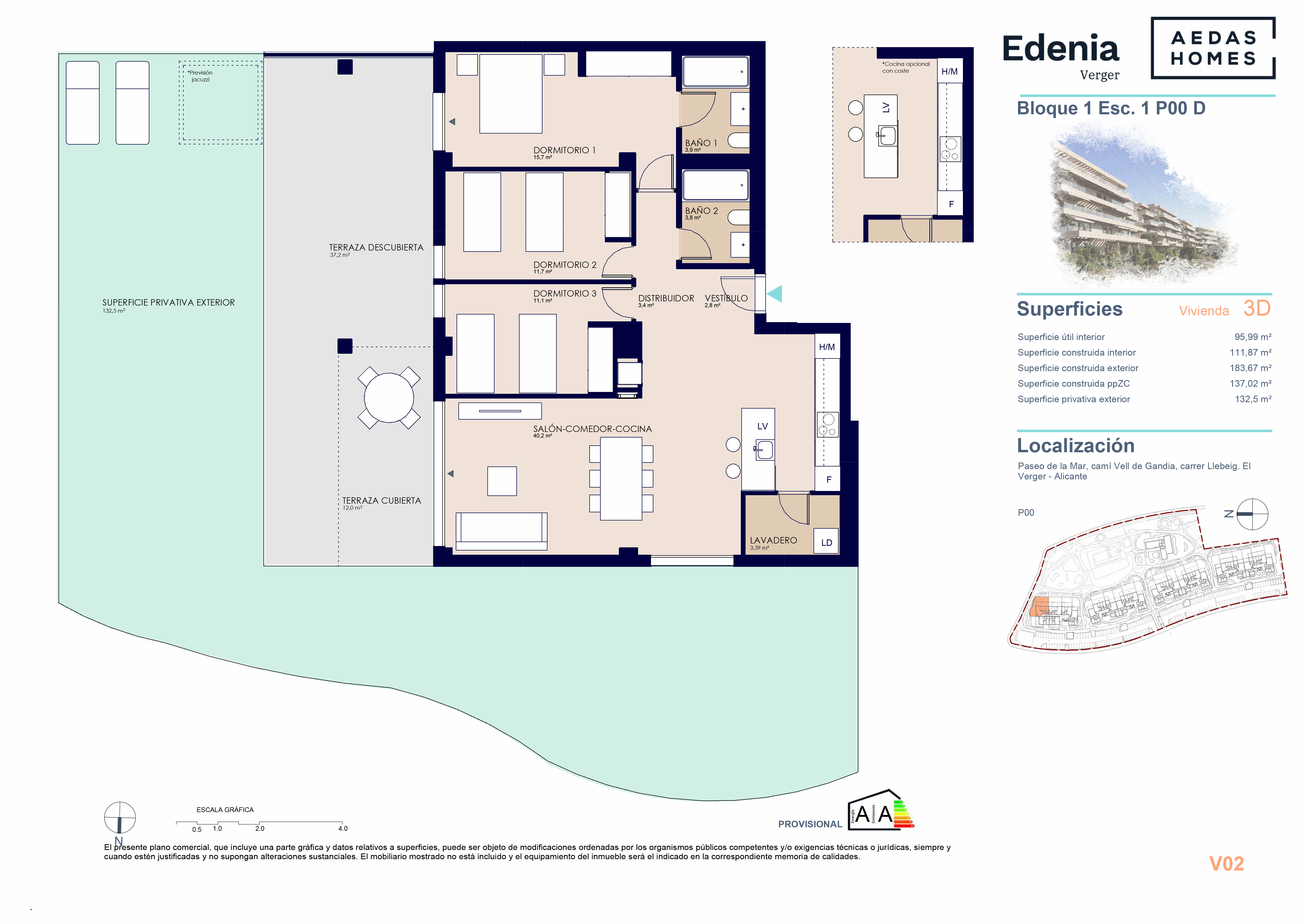 Apartamento en venta en El Verger